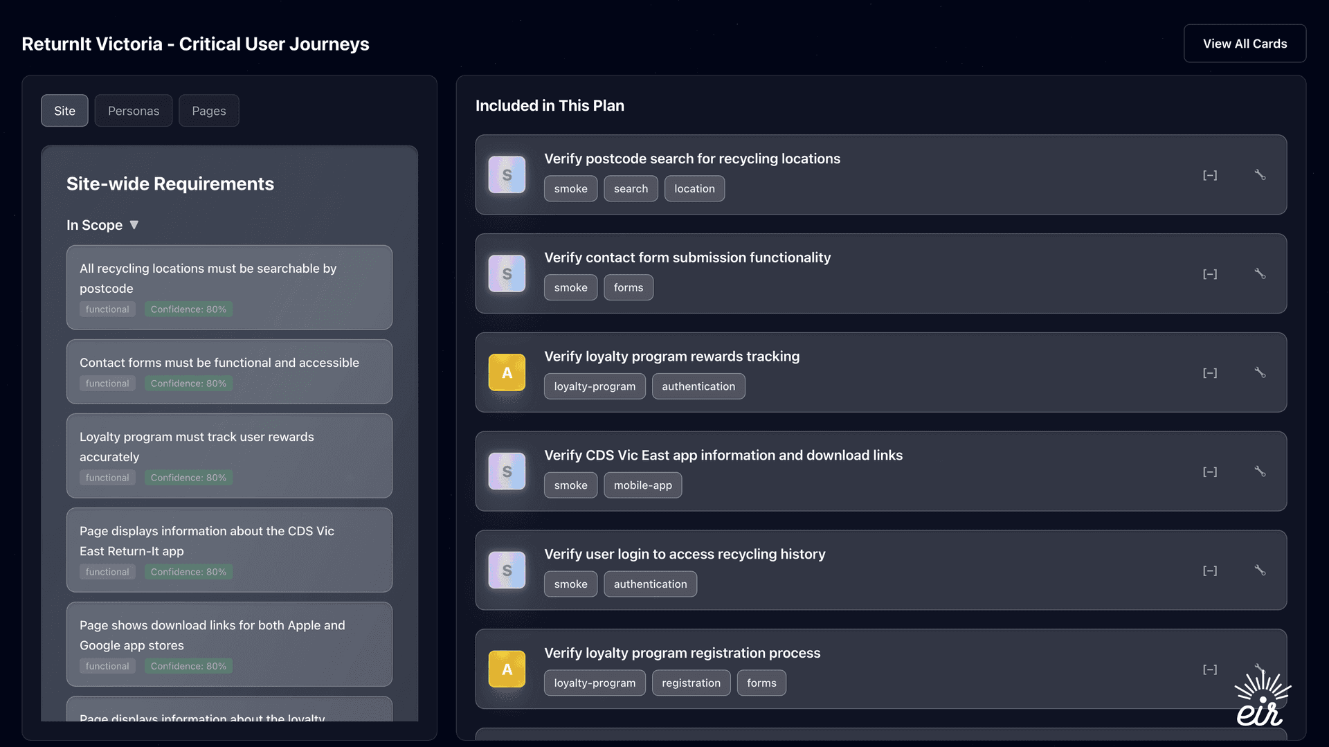 Aether Test Proposal Generation